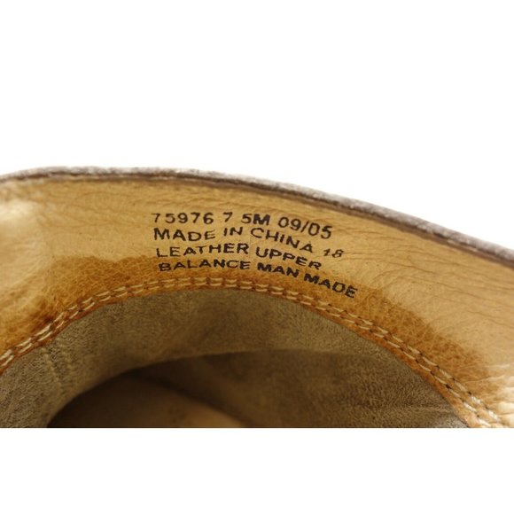 Clarks Artisan Brown Leather Split Toe Slide Heel Mules Shoes Women's 7.5 M - Picture 3 of 11